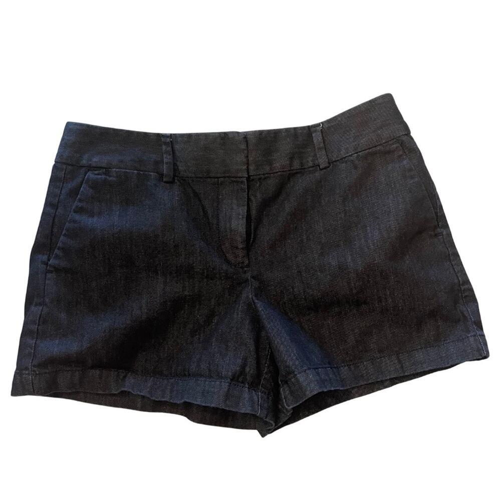 Ann Taylor LOFT dark blue wash chino shorts.  NWOT.  Size 6.